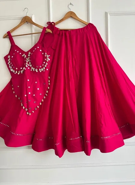 Navratri Special Pure Rayon Cotton Fabric Chaniya Choli